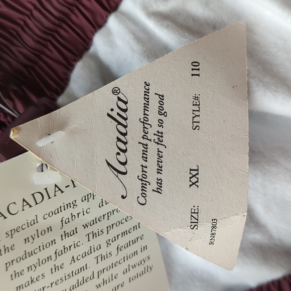 NWT Acadia Plex Water-Resistant Fleece Lined Ankle Zip Pants XXL Red Brown - Picture 4 of 16